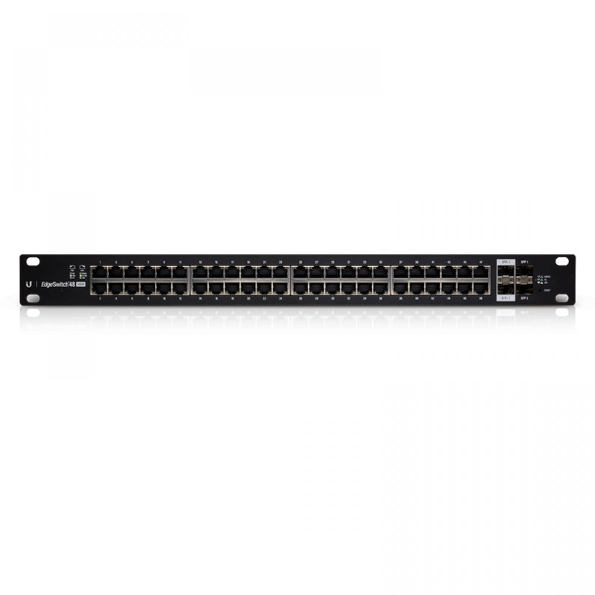 Ubiquiti Networks ES-48-500W commutateur réseau Géré L2/L3 Gigabit Ethernet (10/100/1000) Connexion Ethernet, supportant l'alimentation via ce port (PoE) 1U Noi