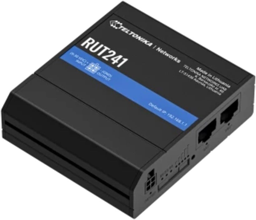 TELTONIKA NETWORKS RUT241 eSIM 4G/LTE/3G/2G EMEA router