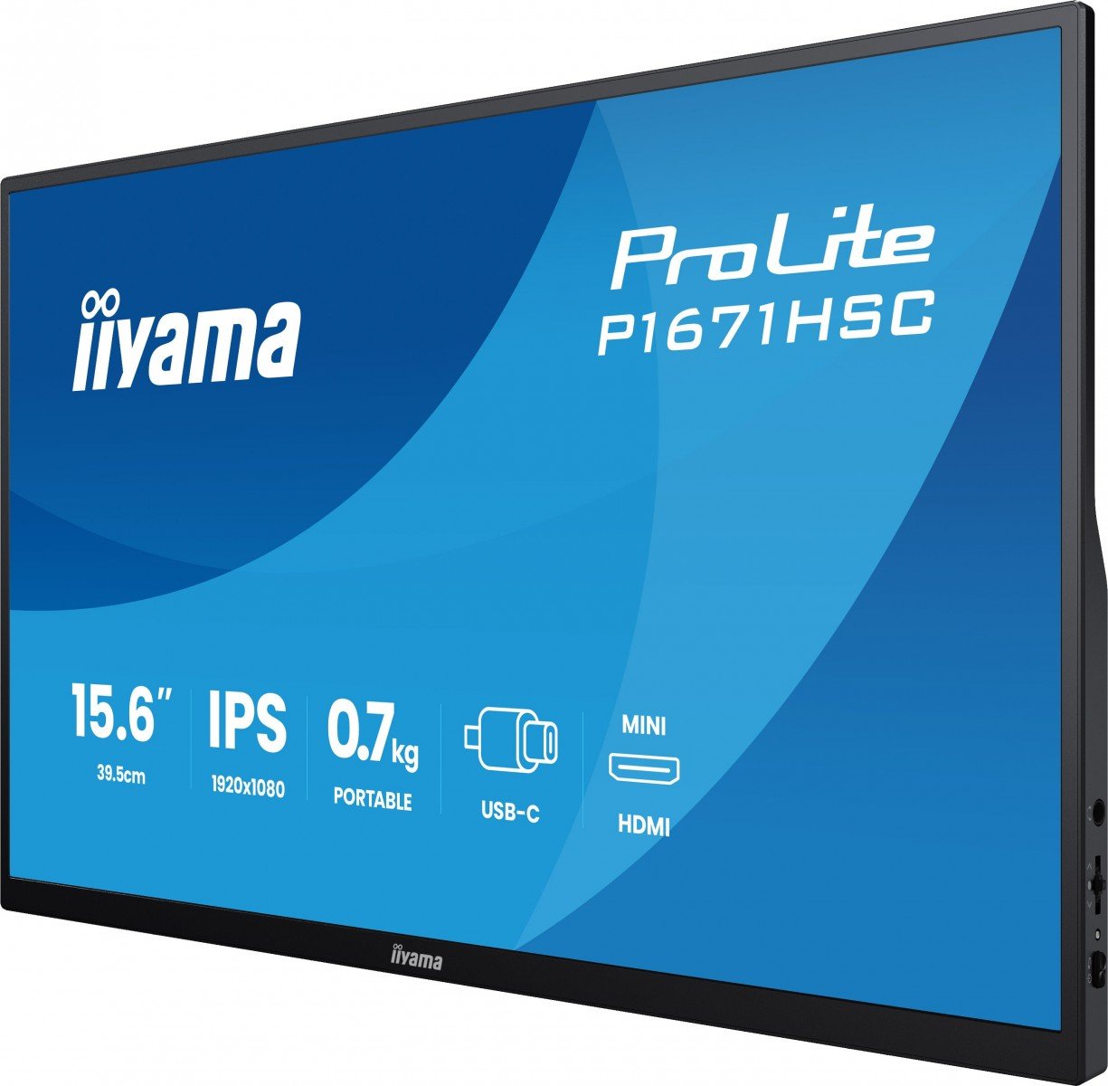 iiyama P1671HSC-B1 15.6" Portable Monito