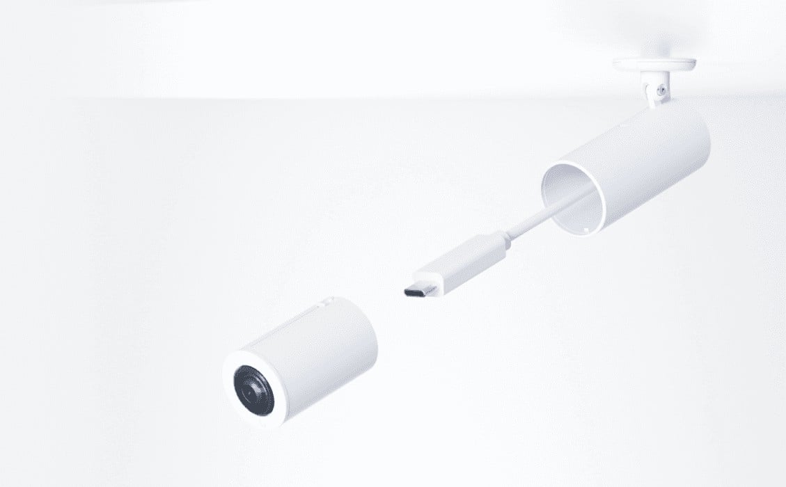 Low-profile PoE camera with an ultra low