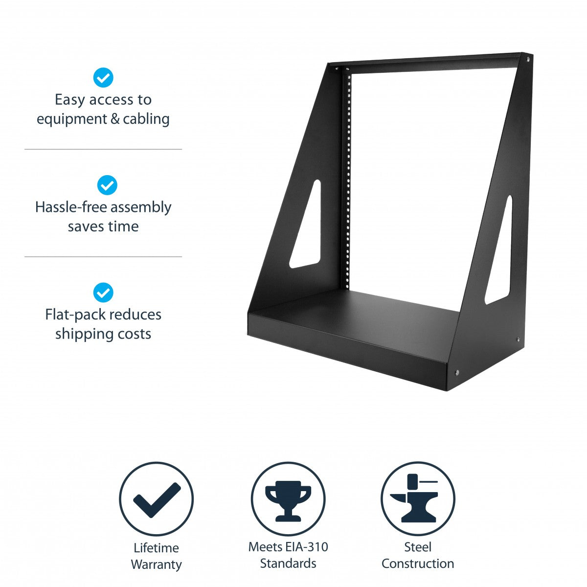 Server Rack Heavy Duty 2 Post 12U