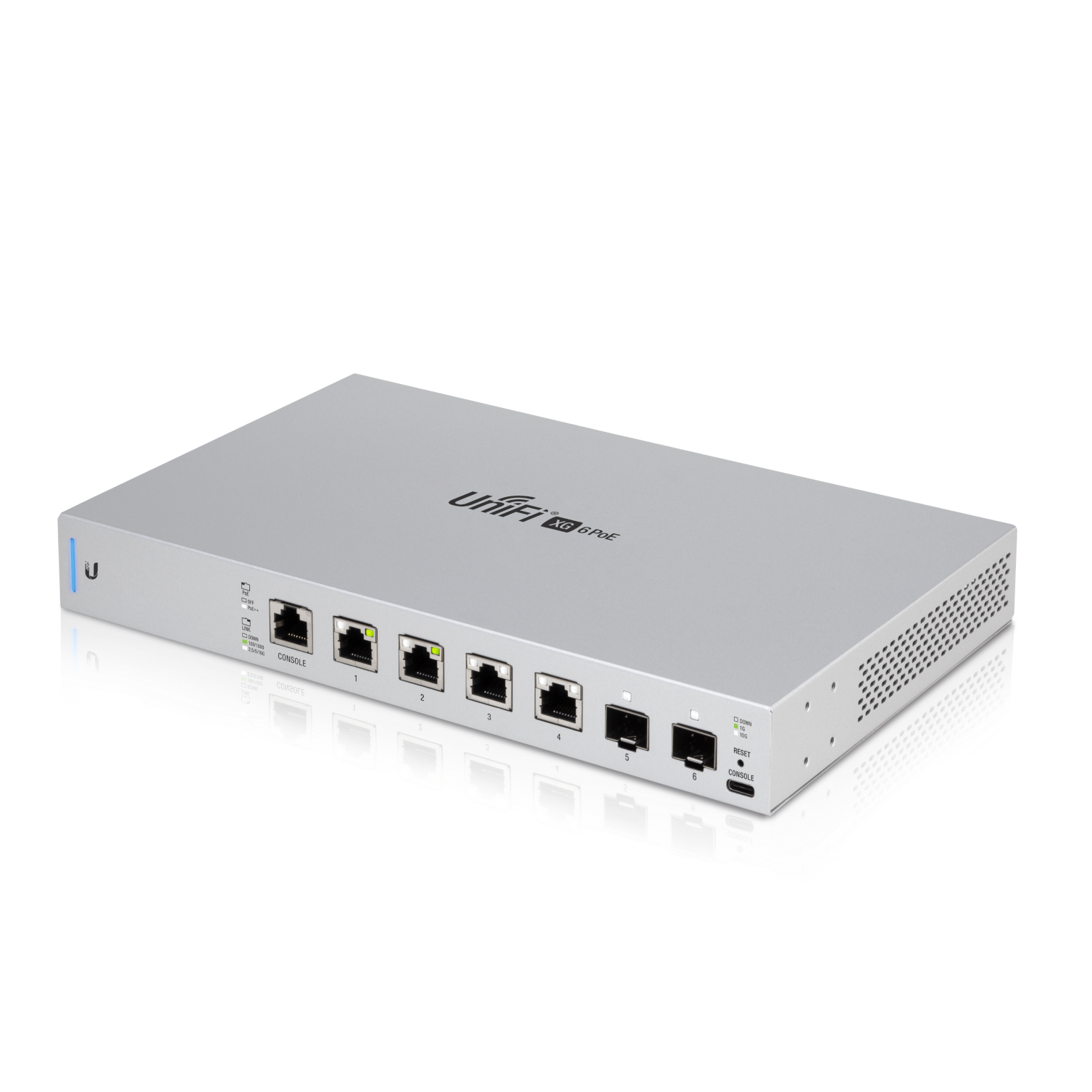 Ubiquiti Networks UniFi US-XG-6POE commutateur réseau Géré 10G Ethernet (100/1000/10000) Connexion Ethernet, supportant l'alimentation via ce port (PoE) 1U Gris