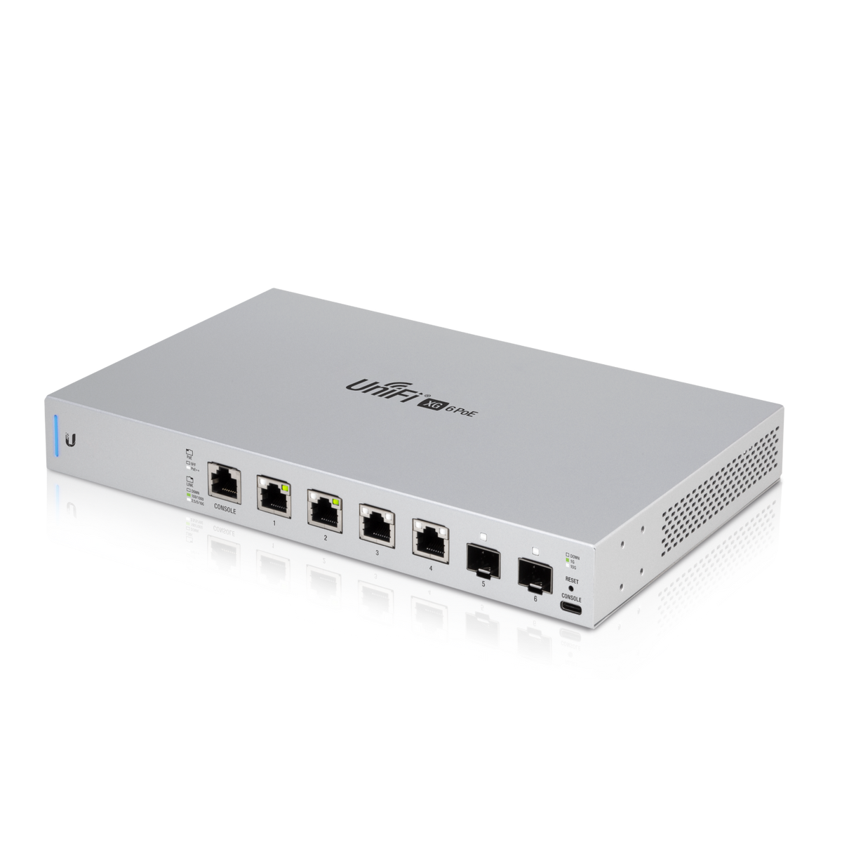 Ubiquiti Networks UniFi US-XG-6POE commutateur réseau Géré 10G Ethernet (100/1000/10000) Connexion Ethernet, supportant l'alimentation via ce port (PoE) 1U Gris
