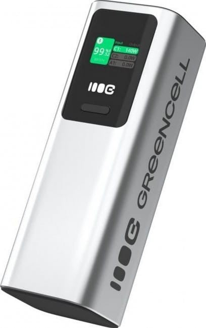 Green Cell PowerPlay Ultra Powerbank 25200mAh 140W PD USB C avec Charge Rapide pour Ordinateur Portable, MacBook, iPhone 16 15 14 Pro Max