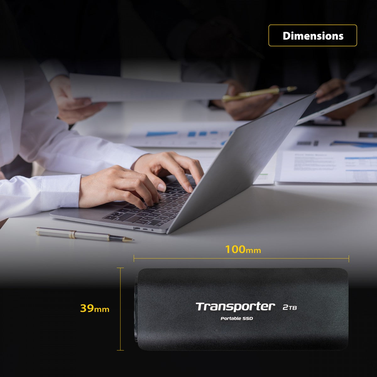 Patriot Memory Patriot Transporter 4 To USB Type-C 3.2 Gen 2 (3.1 Gen 2) Noir