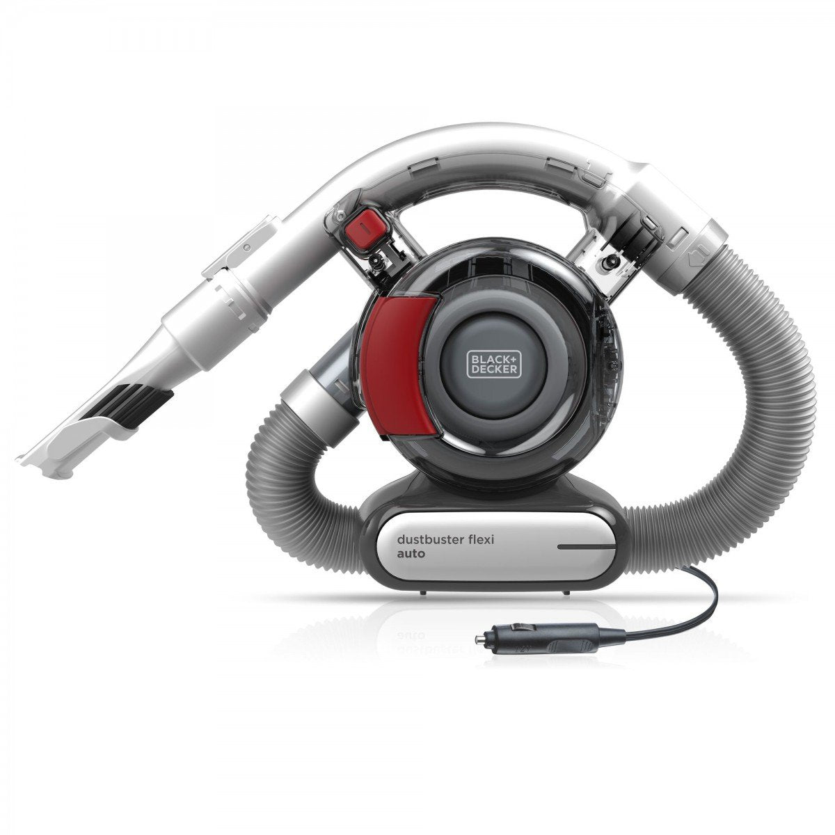 Black & Decker PD1200AV - Sec - Cyclonique - 1060 l/min - Sans sac - Gris - Rouge - 0,56 L