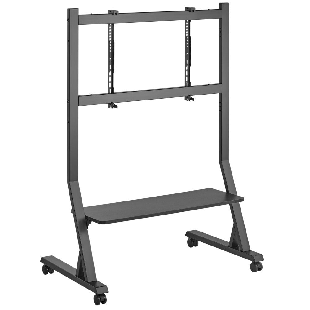 Techly ICA-TR325 Support TV mobile 45-90” jusqu'a 60kg étagere AV réglable