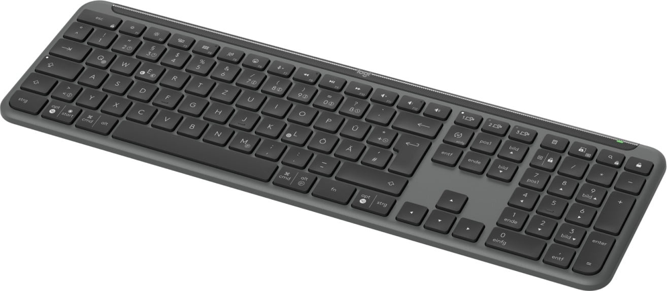 Logitech 920-012451 clavier Bureau RF sans fil + Bluetooth QWERTZ Allemand Graphite