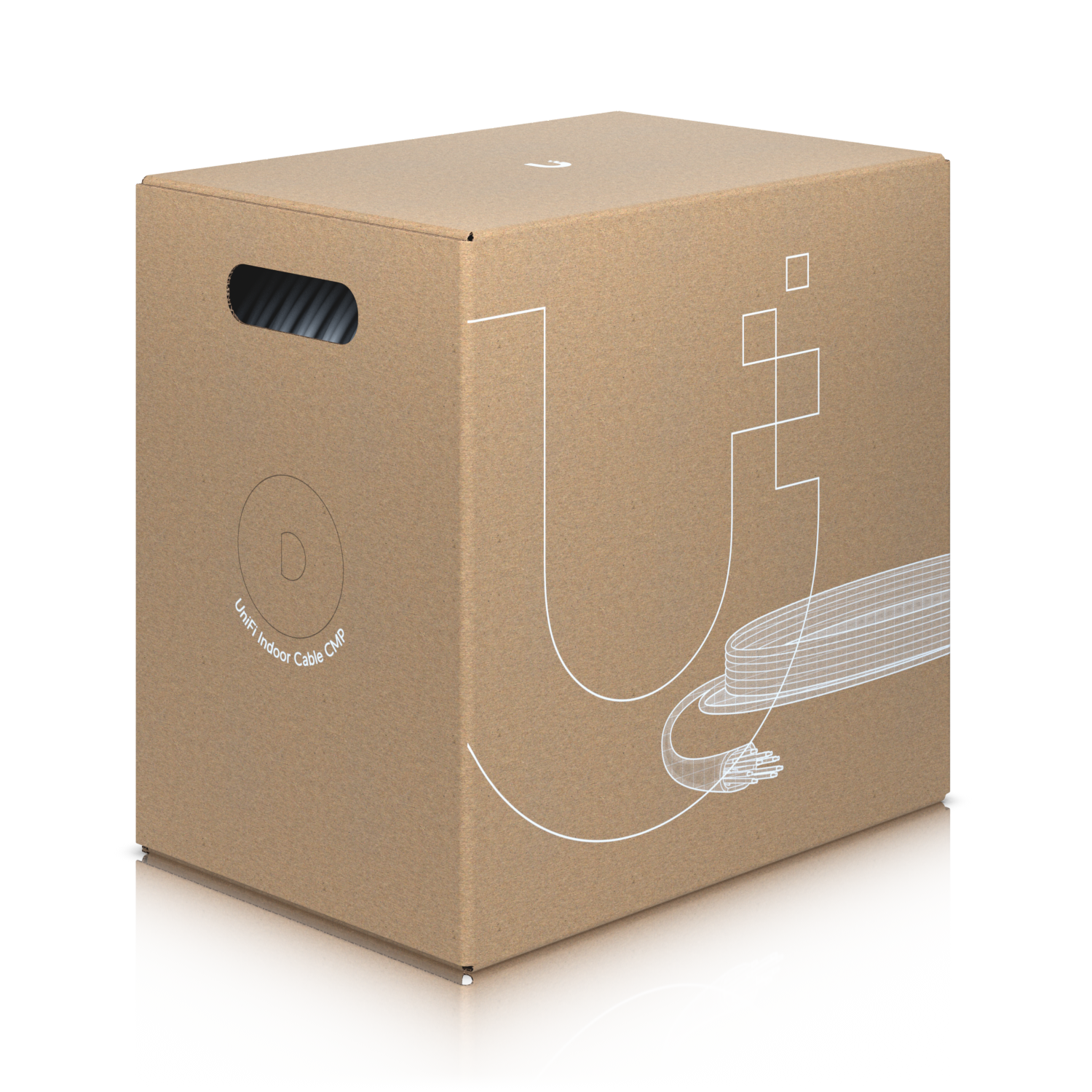 Ubiquiti Networks U-Cable-C6-CMP câble de réseau Blanc 305 m Cat6 U/UTP (UTP)