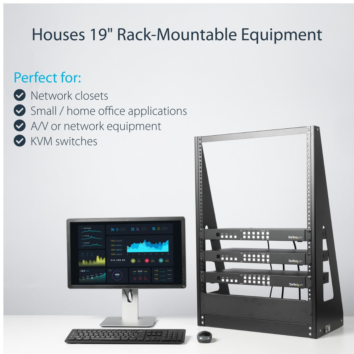 Server Rack Heavy Duty 2 Post 16U