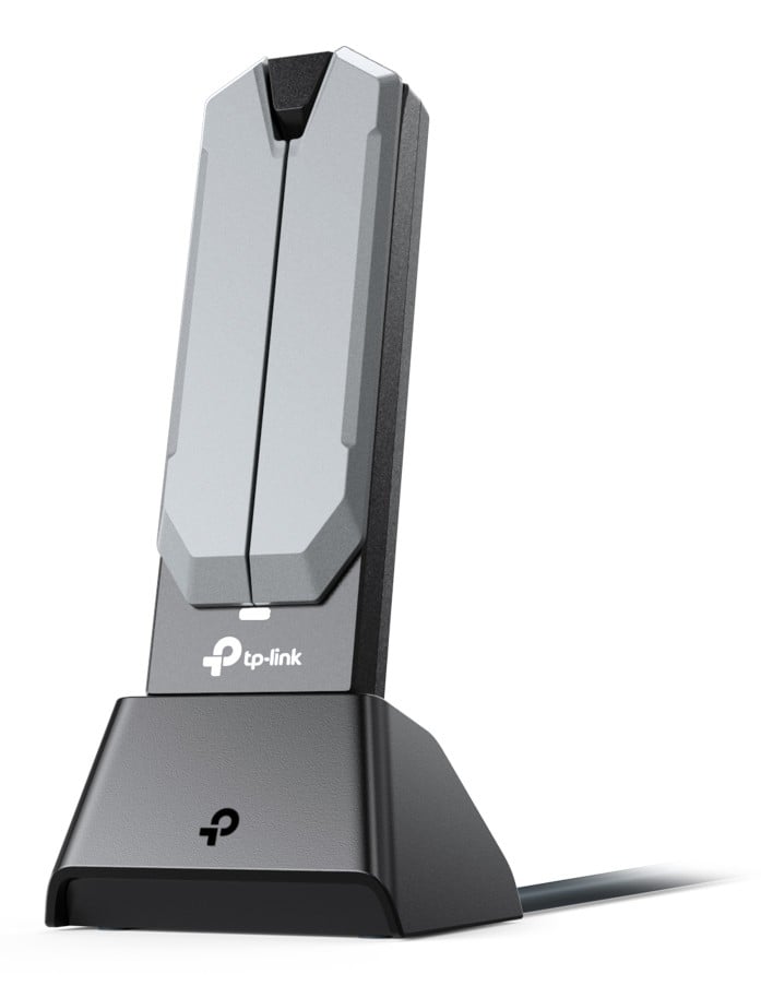 TP-LINK BE6500 High Gain Tri-Band Wi-Fi 7 USB Adapter 2882Mbps at 6GHz + 2882Mbps at 5GHz + 688Mbps at 2.4GHz