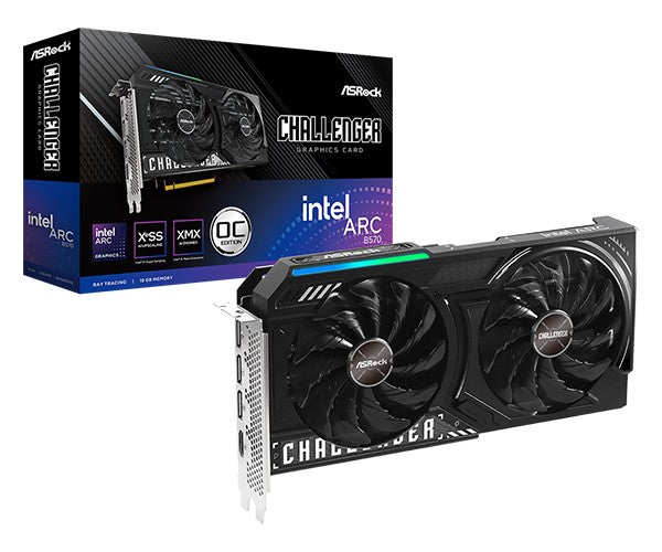 Asrock Challenger Intel Arc B570 10GB OC 10 Go GDDR6