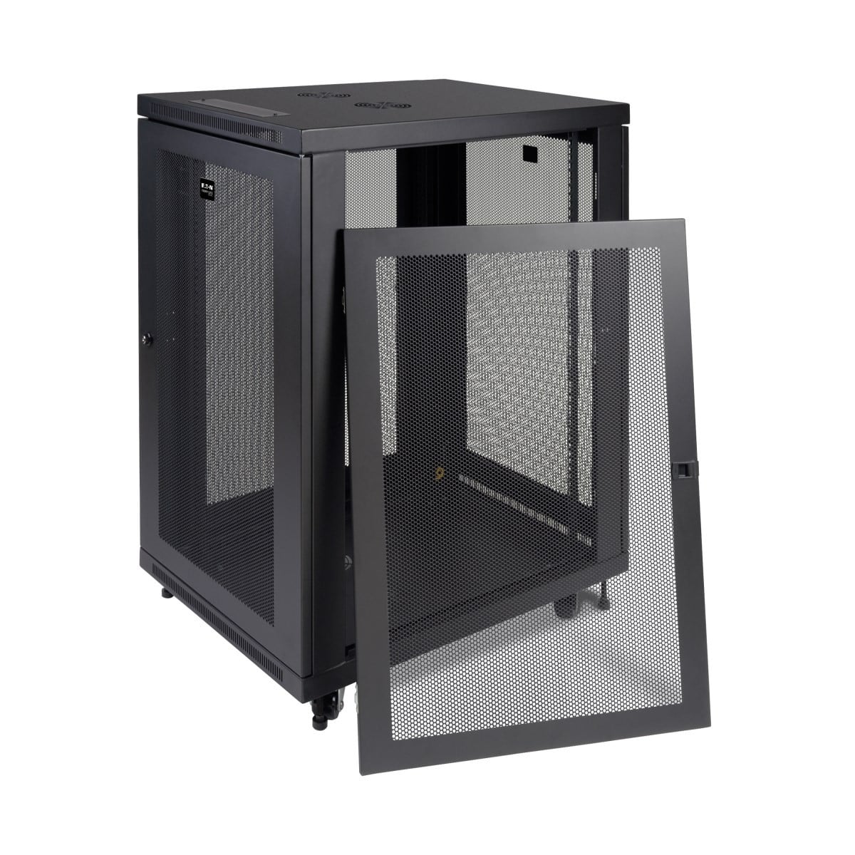 EATON TRIPPLITE 18U Rack Enclosure Server Cabinet 33 Deep w/ Doors & Sides Rack cabinet Black 18U 19