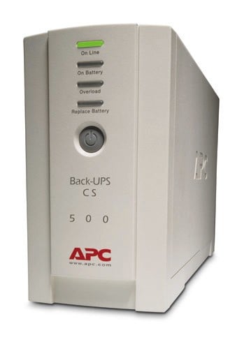 APC Back-UPS CS 500 UPS AC 230V 300Watt 500VA RS-232 USB output connectors 4 beige