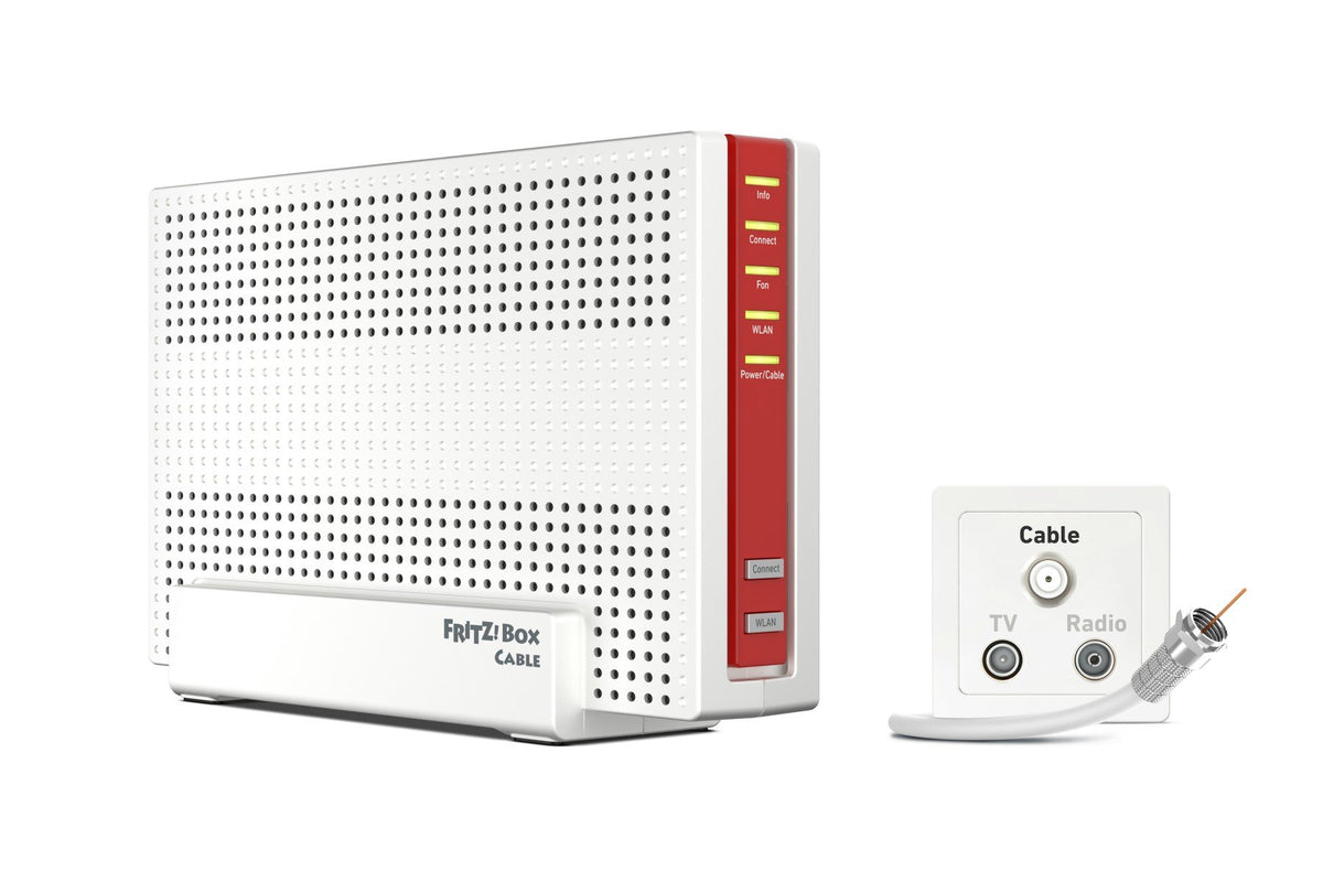 FRITZ Box 6690 Cable routeur sans fil Gigabit Ethernet Bi-bande (2,4 GHz / 5 GHz) Blanc