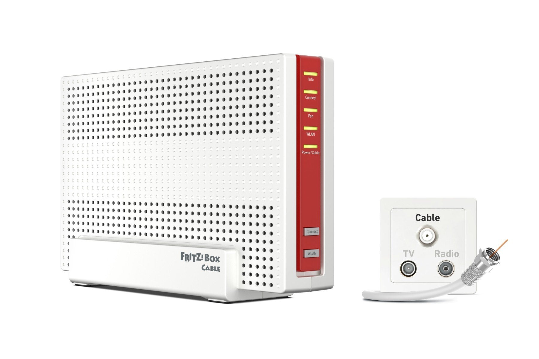 FRITZ Box 6690 Cable routeur sans fil Gigabit Ethernet Bi-bande (2,4 GHz / 5 GHz) Blanc
