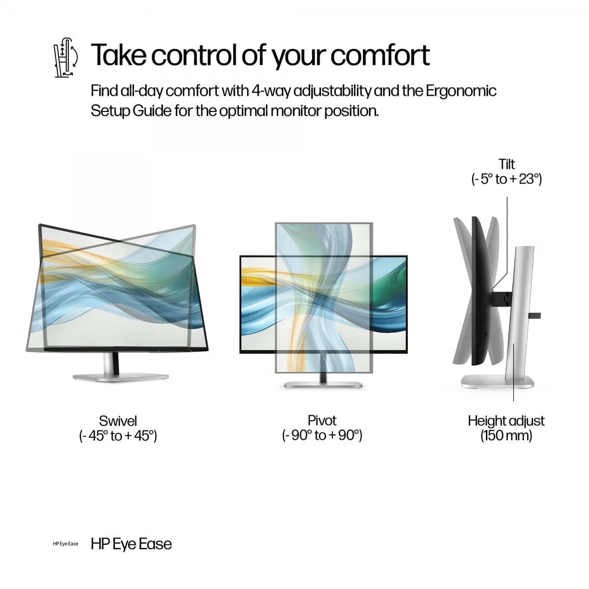 HP Écran Series 5 Pro- 524pu FHD 23.8p 1920 x 1080 HDMI DP USB-C  3/3/0
