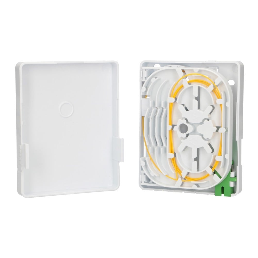 Extralink OLIVIA 2 CORE FIBER OPTIC TERMINATION BOX WITH PIGTAIL AND SC/APC ADAPTER