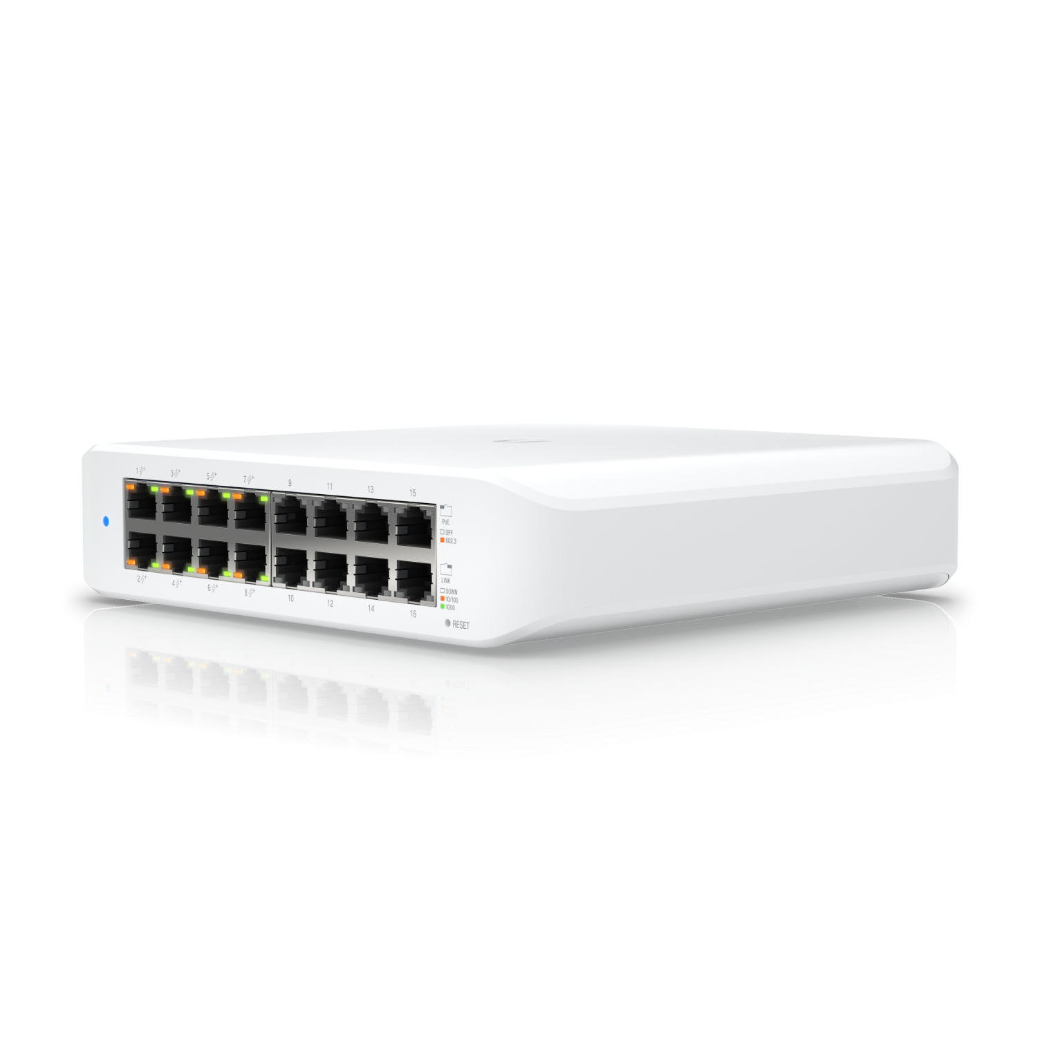 Ubiquiti USW-LITE-16-POE Networks UniFi Switch Lite 16 PoE L2 Gigabit Ethernet (10/100/1000) Connexion Ethernet, supportant l'alimentation via ce port (PoE) Bla