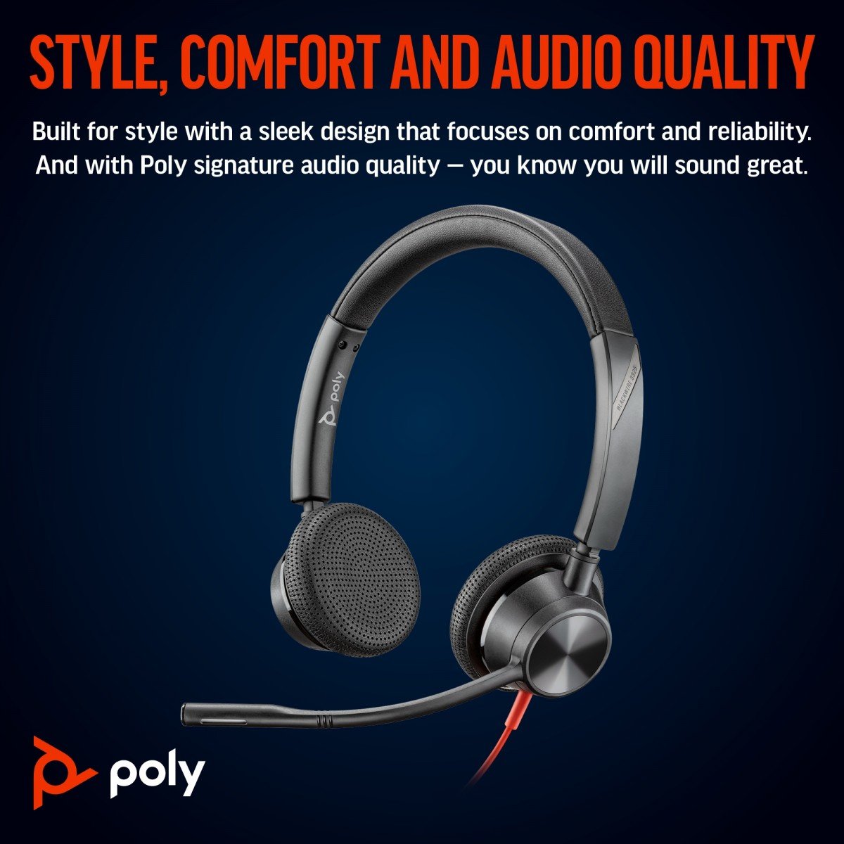 Poly BW 3325 USB-C HS+3.5mmP+USB-C/A