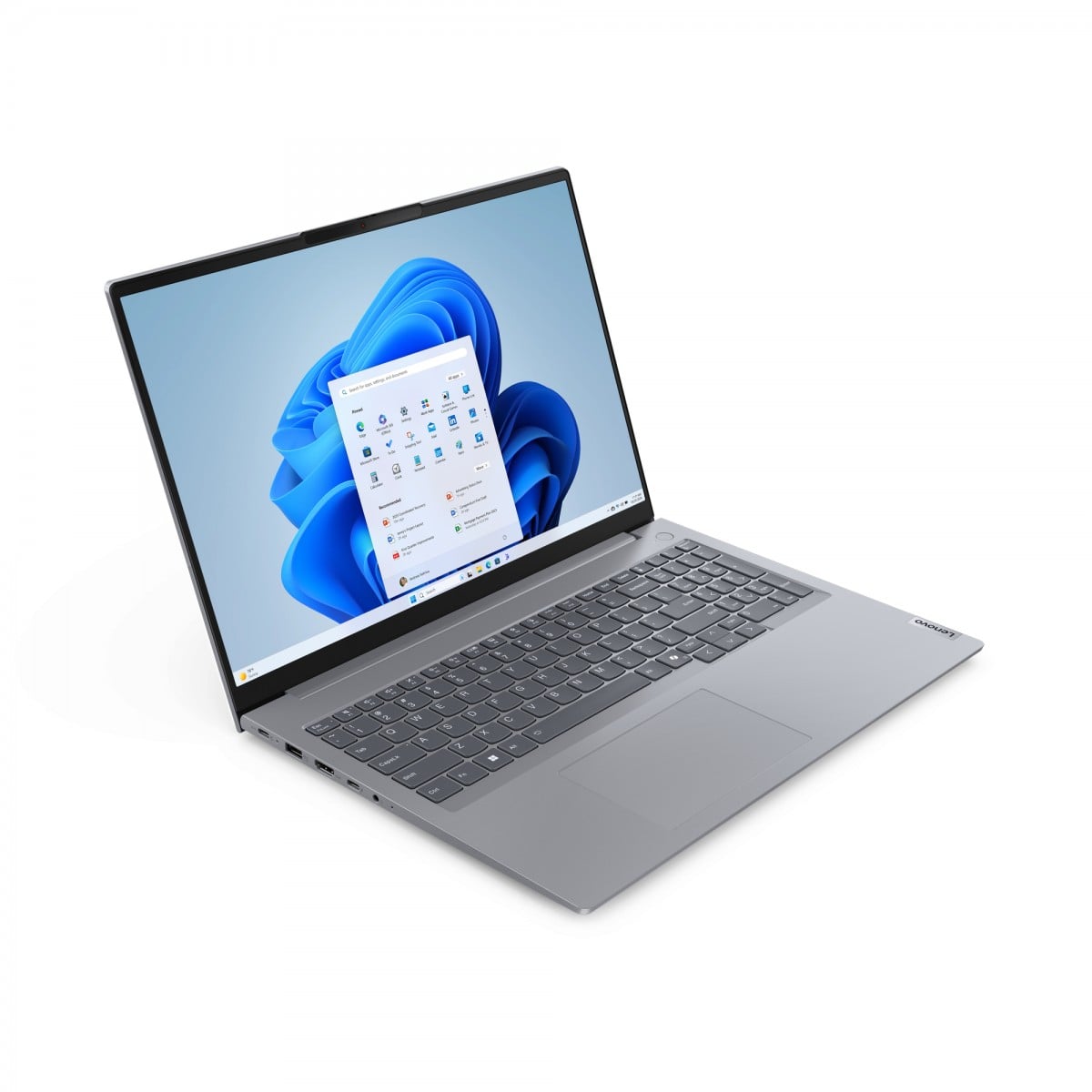 "Lenovo ThinkBook 16 G7 ARP AMD Ryzen™ 5 7535HS Ordinateur portable 40,6 cm (16"") WUXGA 16 Go DDR5-SDRAM 512 Go SSD Wi-Fi 6E (802.11ax) Windows 11 Pro Gris Angla"