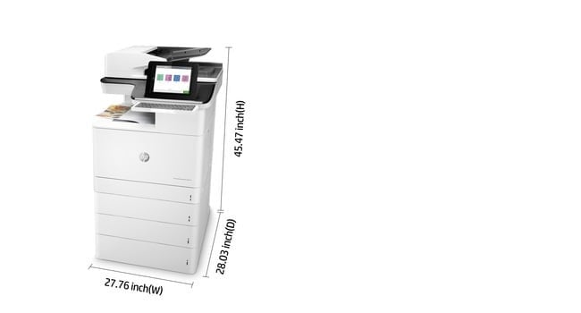 HP LaserJet Enterprise Flow MFP M776z MFP colour laser 297x864mm 46ppmcopy 46ppmprint 2300 sheets USB 2.0 LAN Wi-Fi USB 2.0