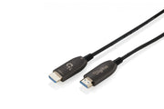Digitus AK-330126-900-S Câble HDMI AOC hybride | HDMI-A mâle-mâle | HDMI 2.1 | UHD-2 8K@60Hz | 48Gbps |HDR, eARC, HDCP 2.2, CEC | 90m