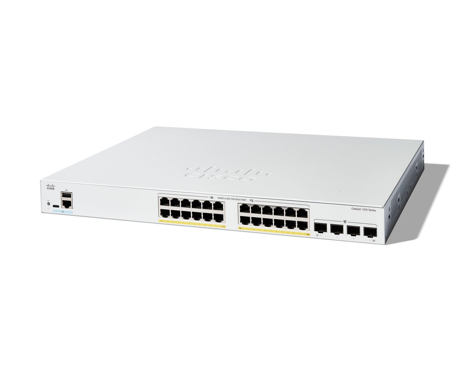 CISCO Catalyst 1200 24-port GE Full PoE 4x1G SFP
