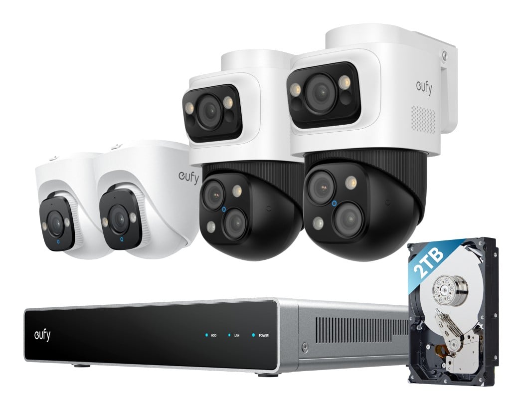 Eufy NVR Security System S4 Balle (forme) Caméra de sécurité IP Intérieure et extérieure 3840 x 2160 pixels Plafond