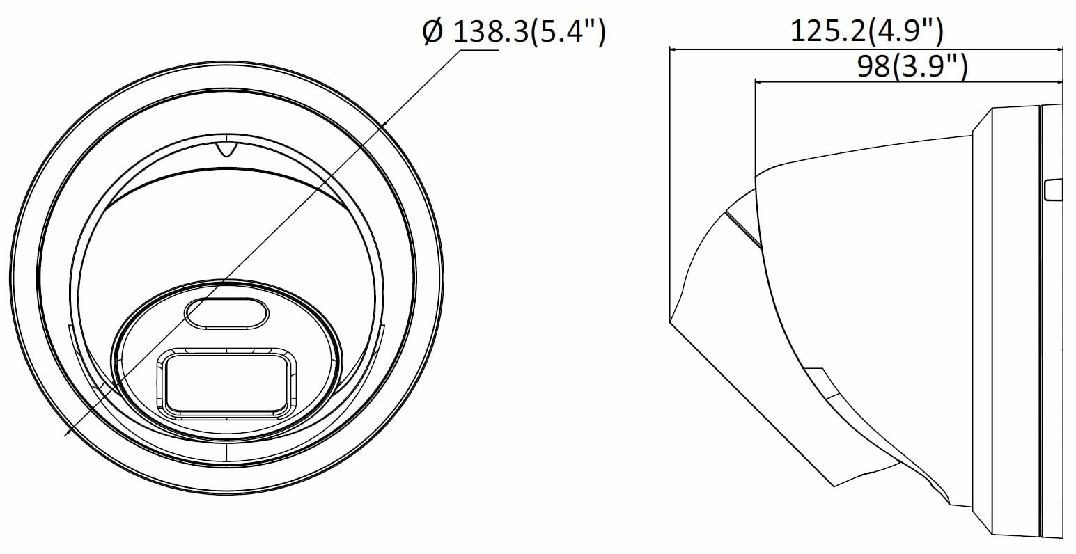 Hikvision DS-2CD2327G2-L(2.8mm)(C) 2 MP ColorVu Fixed Turret Network Camera