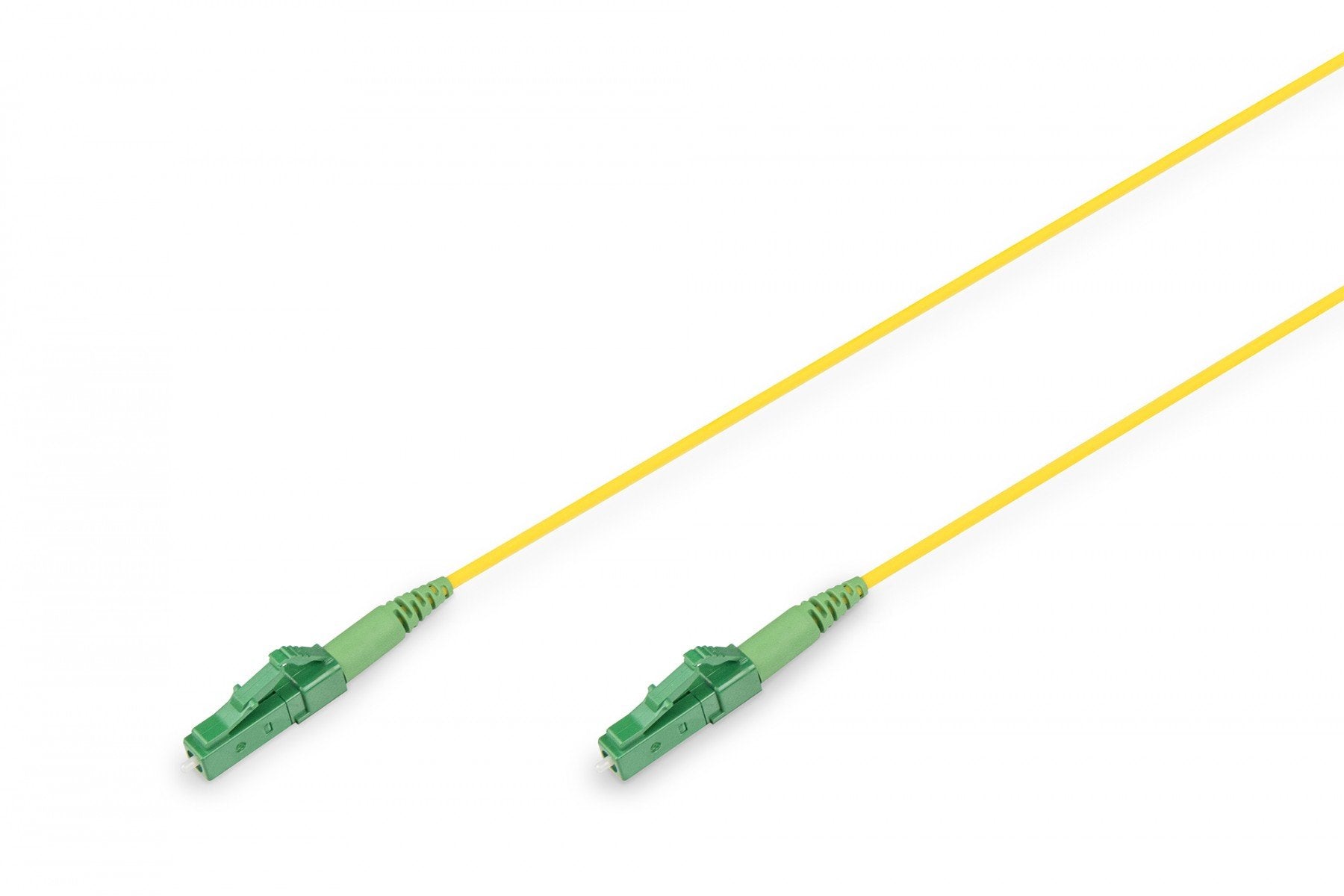 Câble de raccordement en fibre optique LC APC/LC APC, simplex, SM 9/125, G657.A02, LSOH, 5 m, jaune