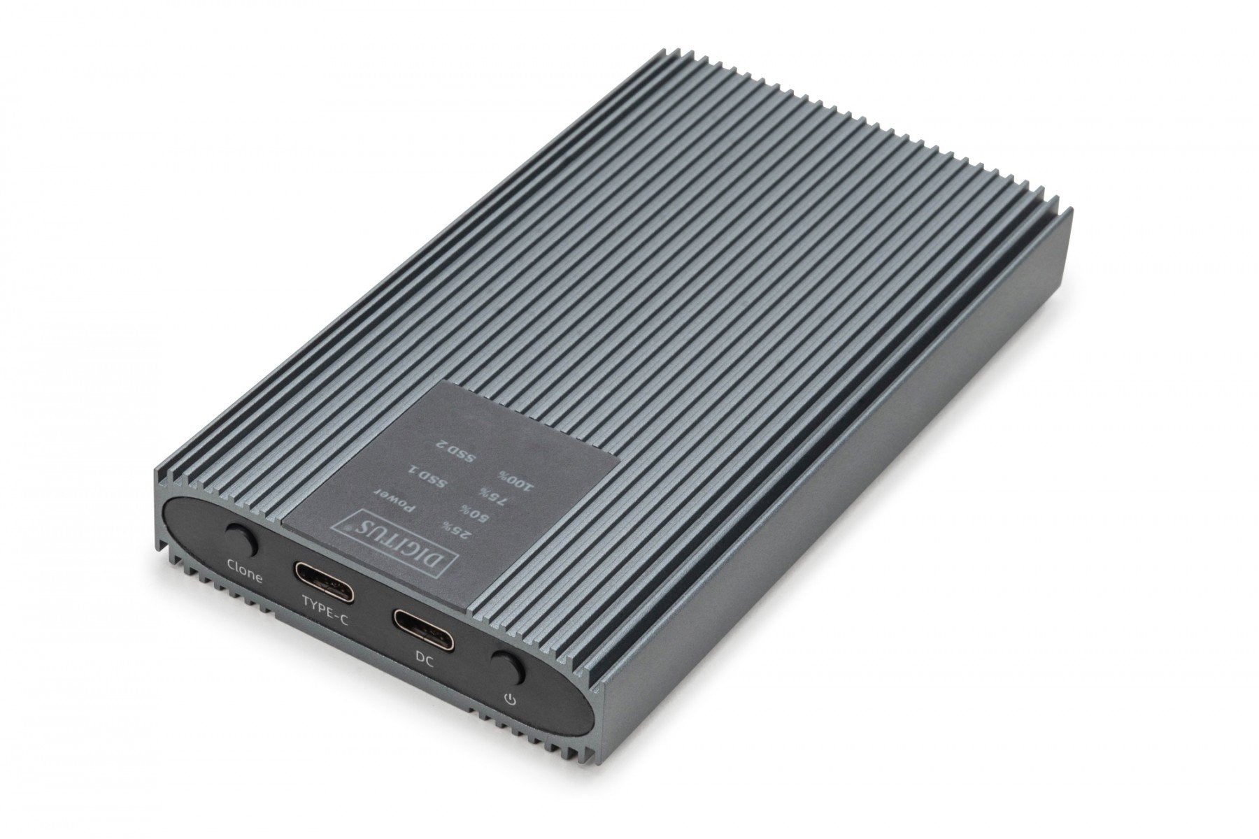 Boîtier/station de clonage USB 3.1 Type-C pour SSD M.2 NVMe 20 Gbps, en aluminium, sans outils