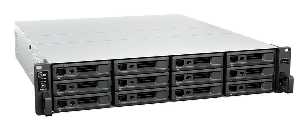 SYNOLOGY RS2423RP+II 12-BAY Rackstation AMD Ryzen Embedded V1780B 8Go RAM HDD/SSD Only