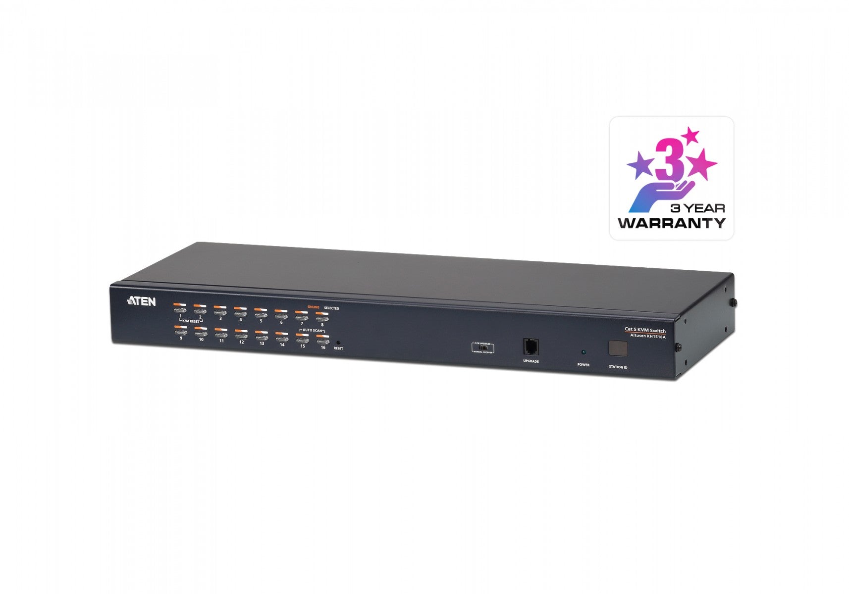 ATEN KH1516A KVM Pro Altusen CAT5 VGA/PS2-USB 16 ports RJ45