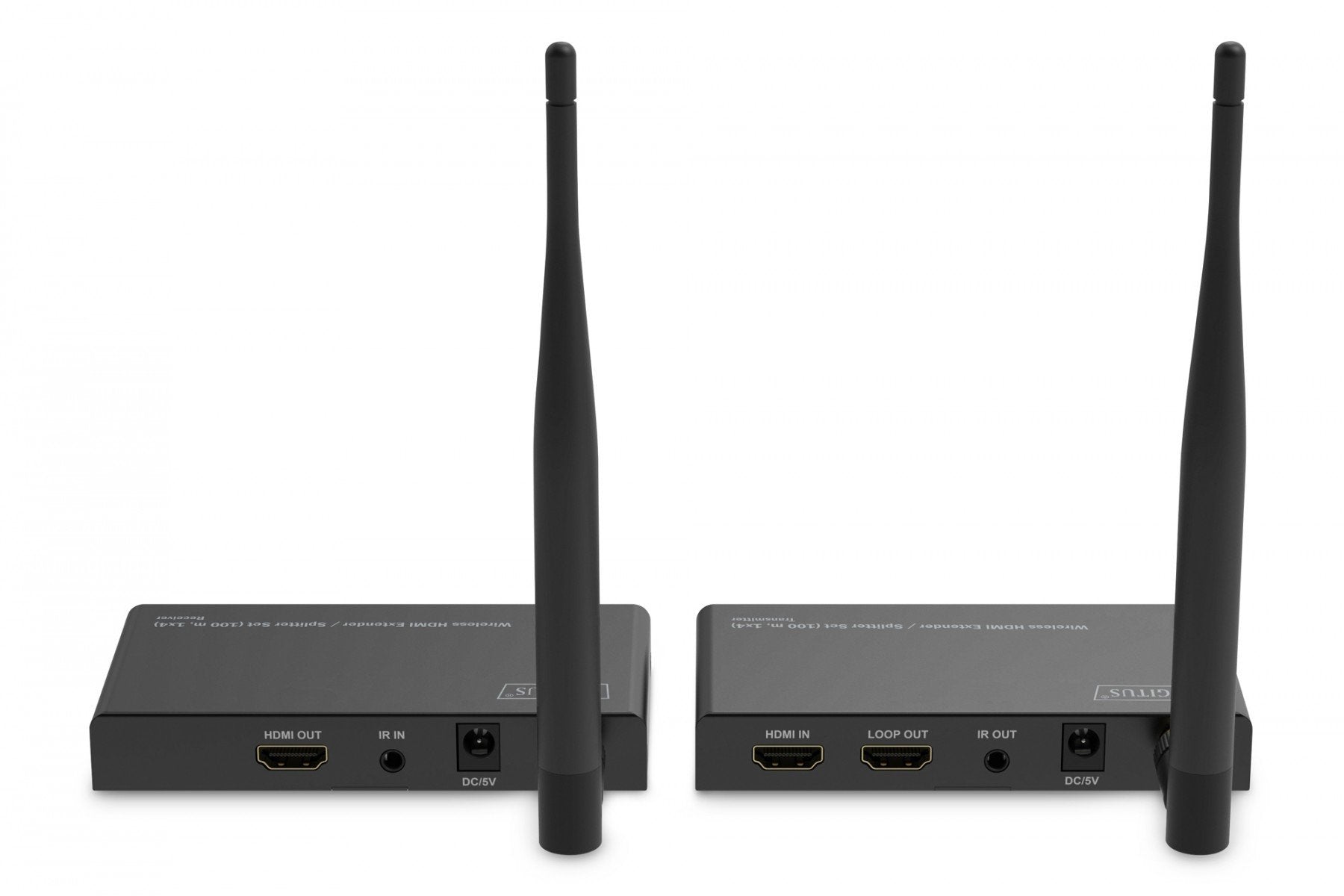Répartiteur Extenseur HDMI sans fil DIGITUS 100m 1080p 60Hz FHD 5GHz HDCP 1.3 (ensemble)