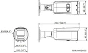 Hikvision DS-2CD2T86G2H-2I(2.8mm)(eF)/BLACK Caméra réseau Bullet fixe 8 MP alimentée par Darkfighter