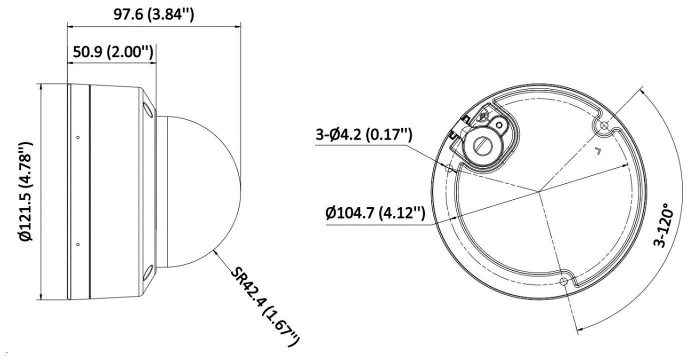 Hikvision DS-2CD2146G2H-ISU(2.8mm)(eF) Caméra réseau dôme fixe 4 MP alimentée par Darkfighter