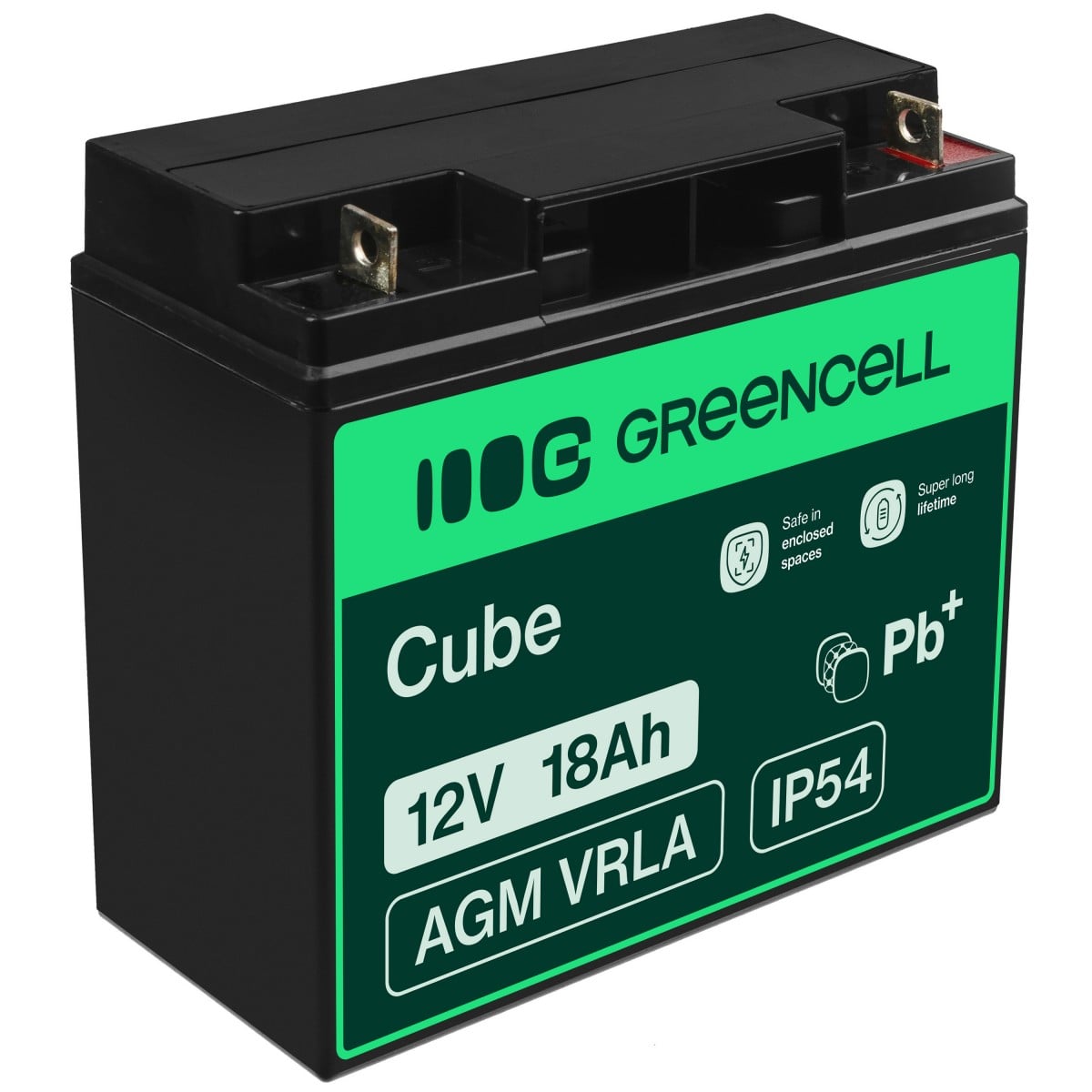 Green Cell AGM Battery 12V 18Ah - Battery - 18.000 mAh