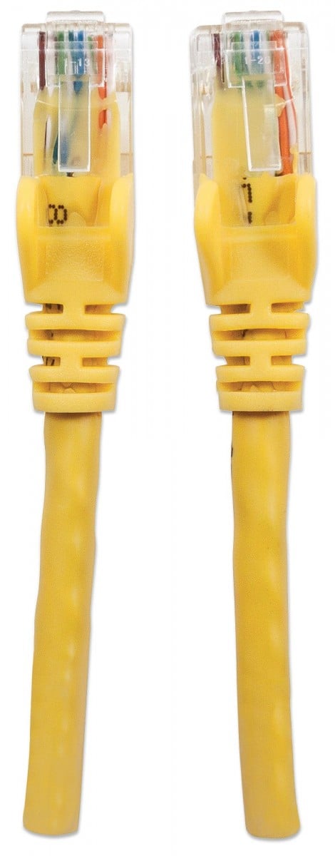 Intellinet Cat6 UTP, 1m câble de réseau Jaune U/UTP (UTP)