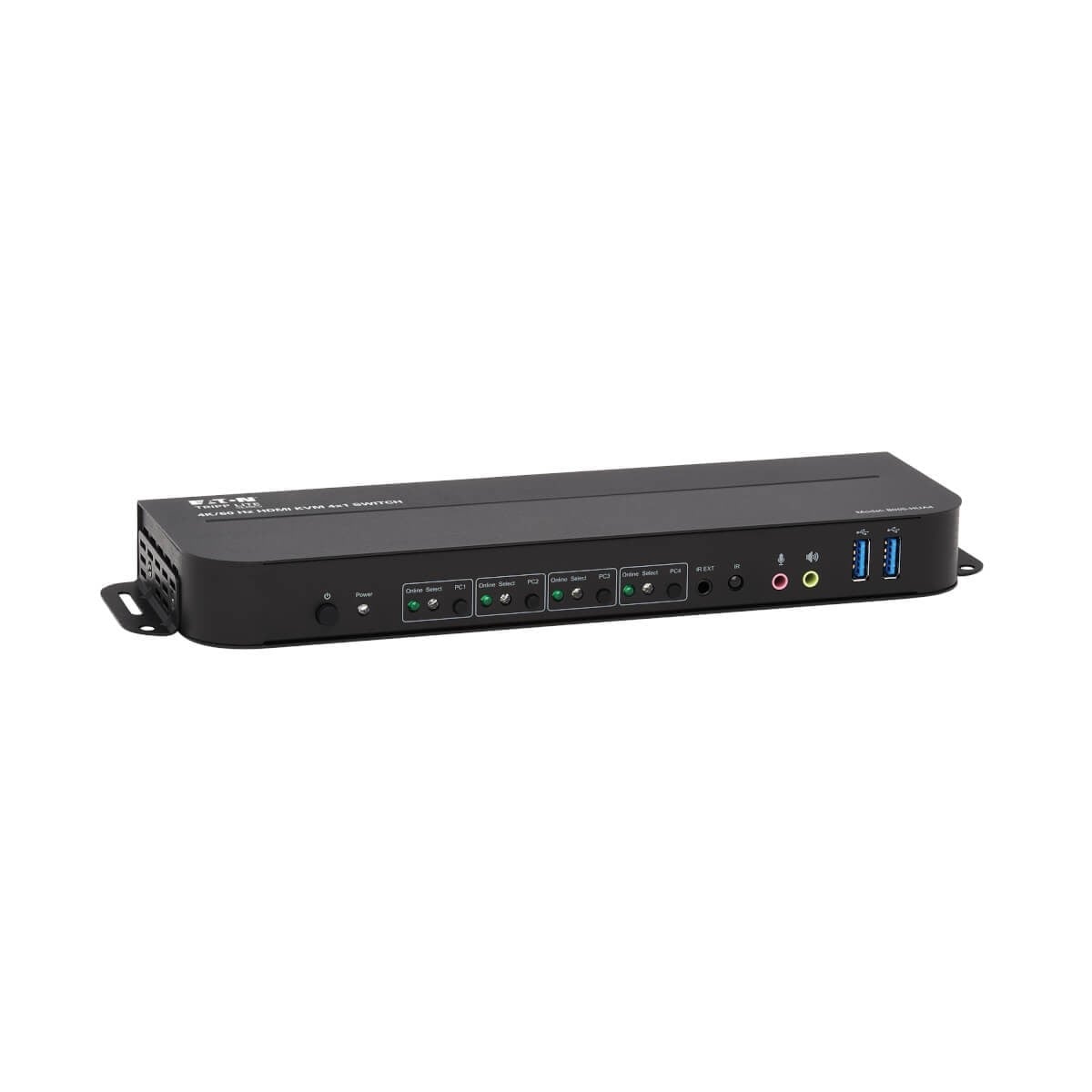 EATON TRIPPLITE HDMI USB KVM Switch 4-Port 4K 60Hz HDR HDCP 2.2 IR USB Sharing KVM/audio/USB switch 4xKVM/audio/USB