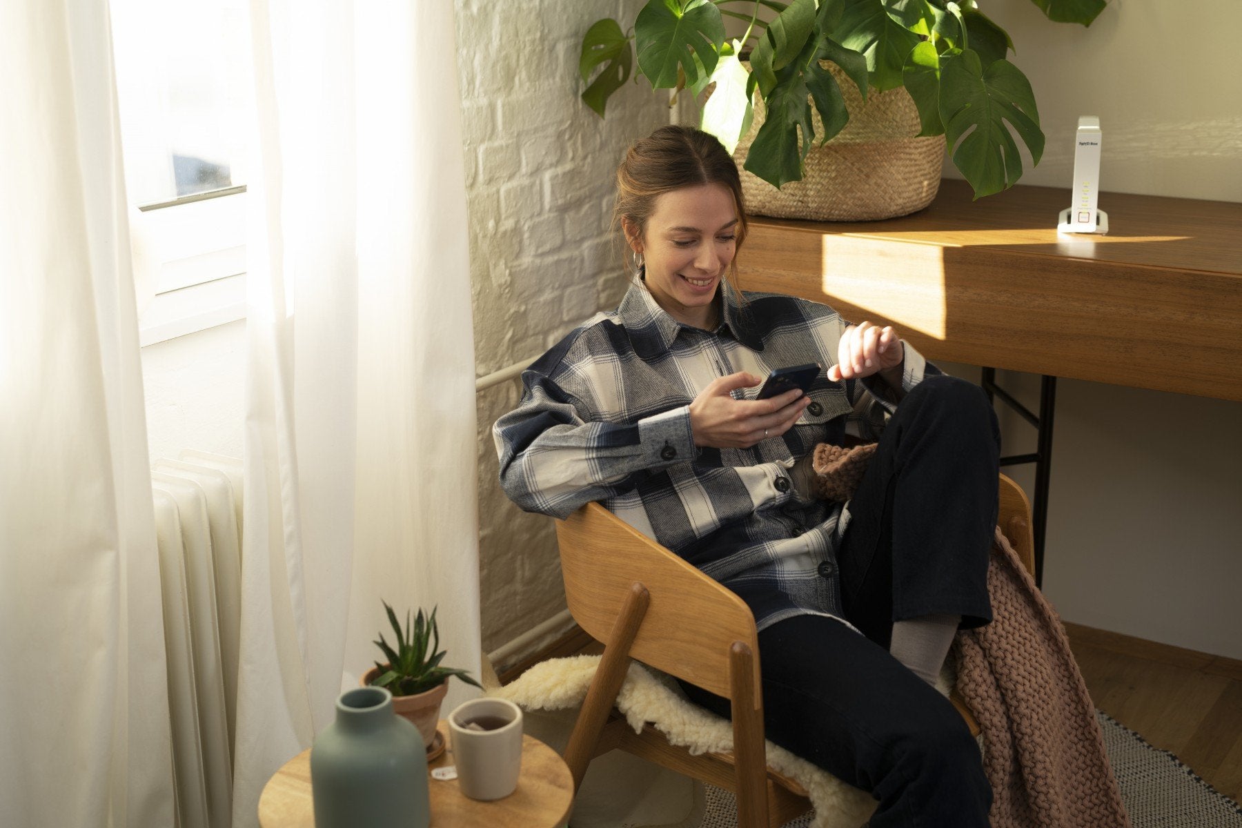 Point d'Accès Fritz! Box WLAN 4060 Blanc