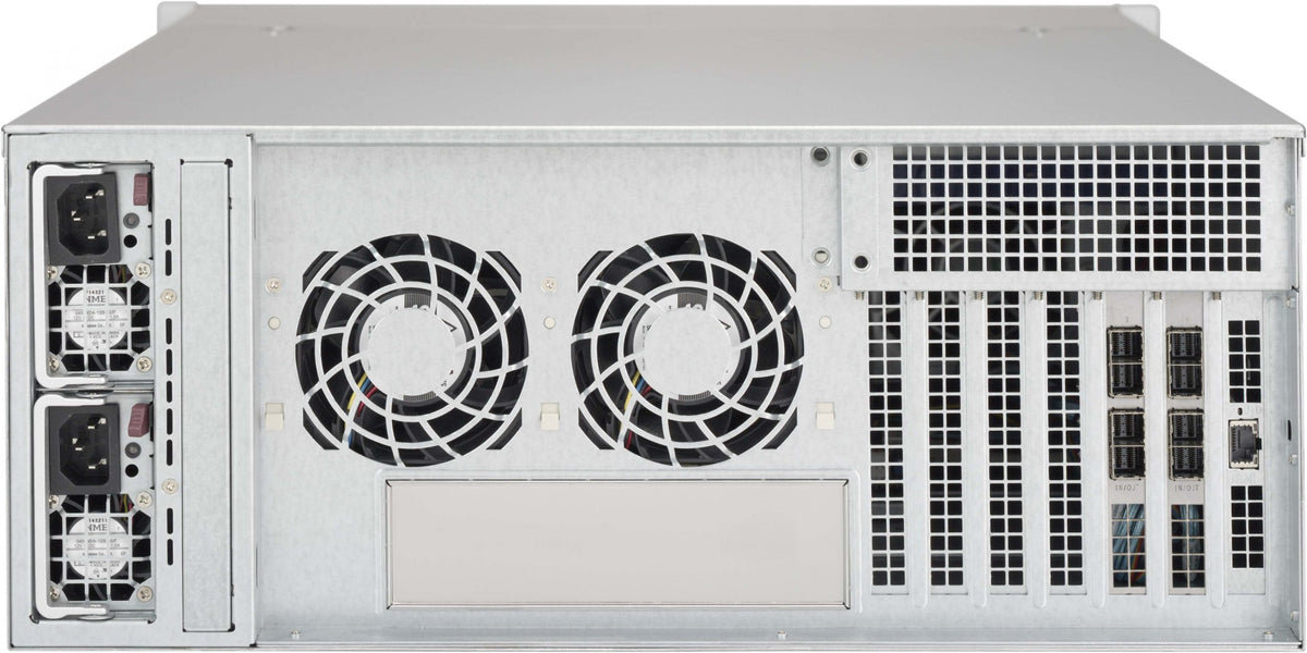 Supermicro SuperChassis 846BE2C-R1K03JBOD boîtier de disques Rack (4 U) Noir