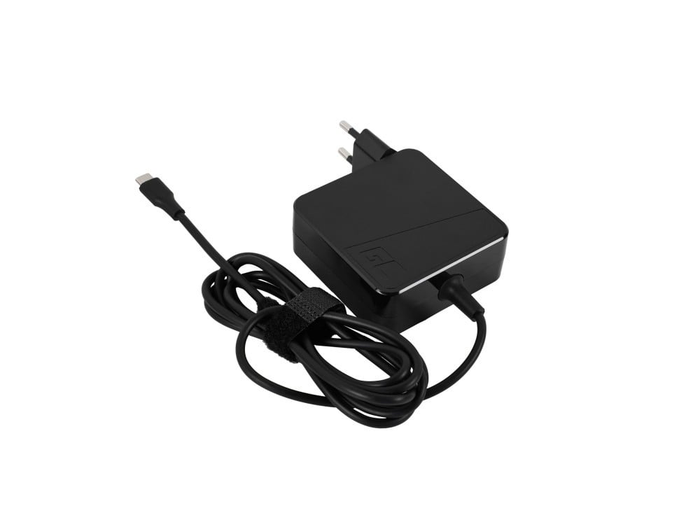 Green Cell AD134PV2 Adaptateur PRO USB-C 65W pour ordinateurs portables, tablettes, téléphones