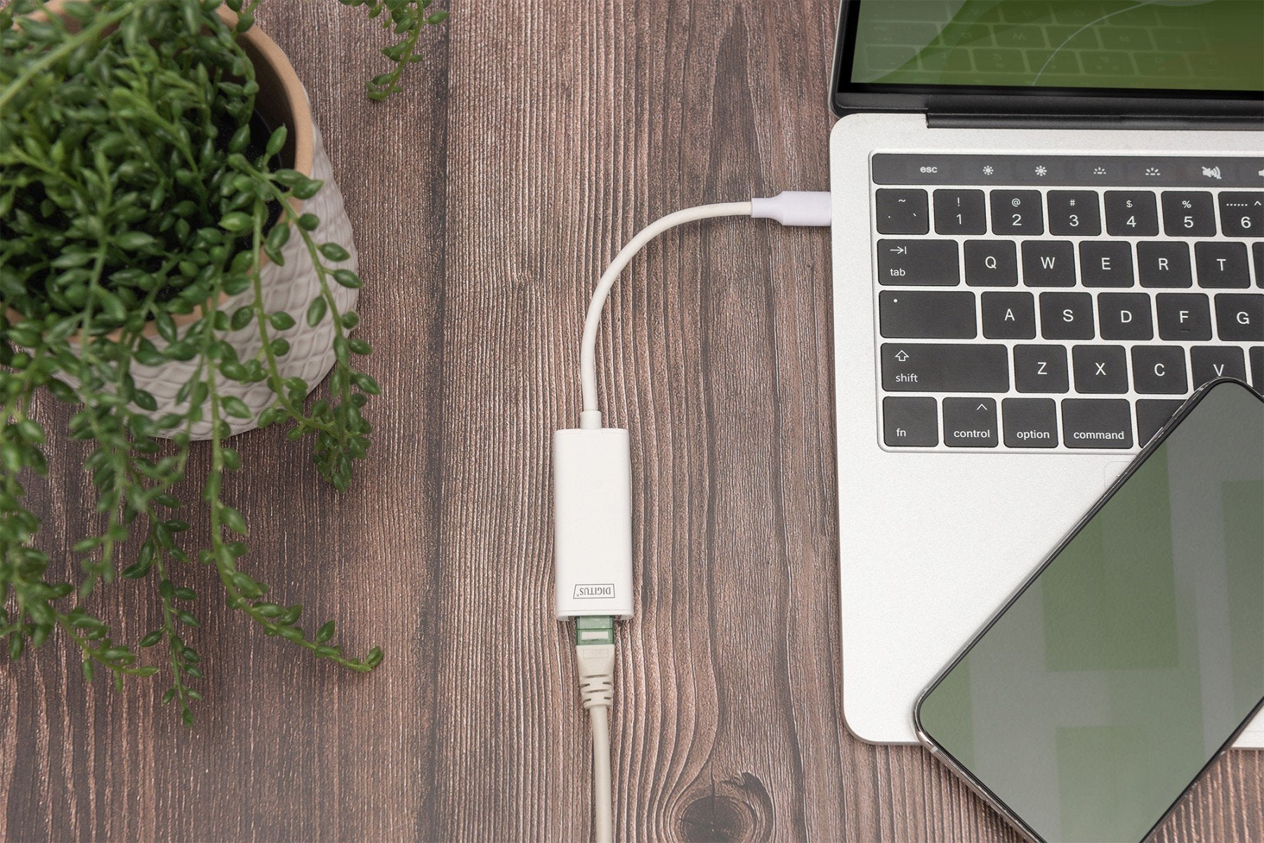 Digitus Adaptateur Ethernet Gigabit USB de Type-C™
