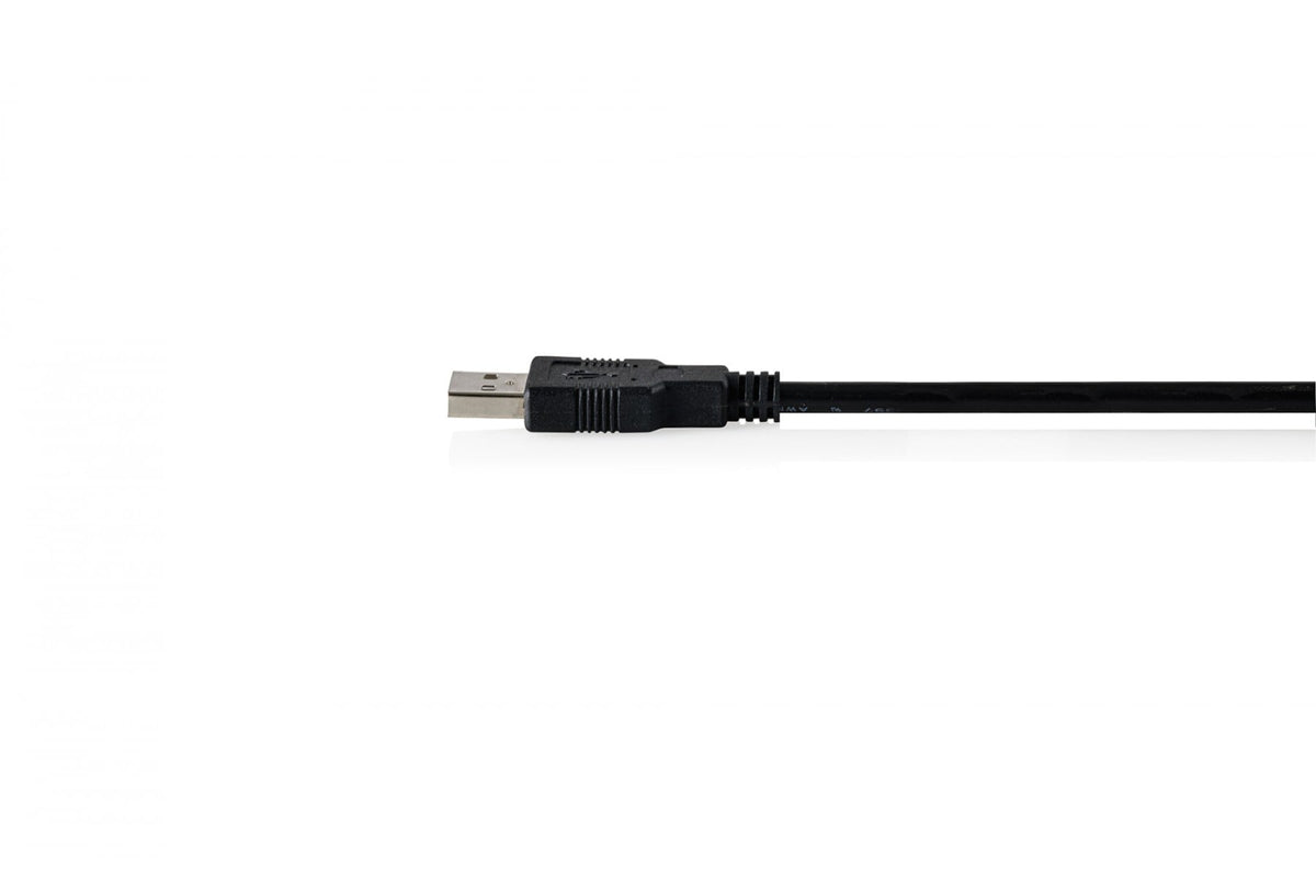 Digitus DA-70172 Câble adaptateur USB-A 2.0 mâle vers RS232 (DB9) mâle | Chipset FTDI (FT232RNL) | PVC, noir | Fixation par manchon | 1.8m