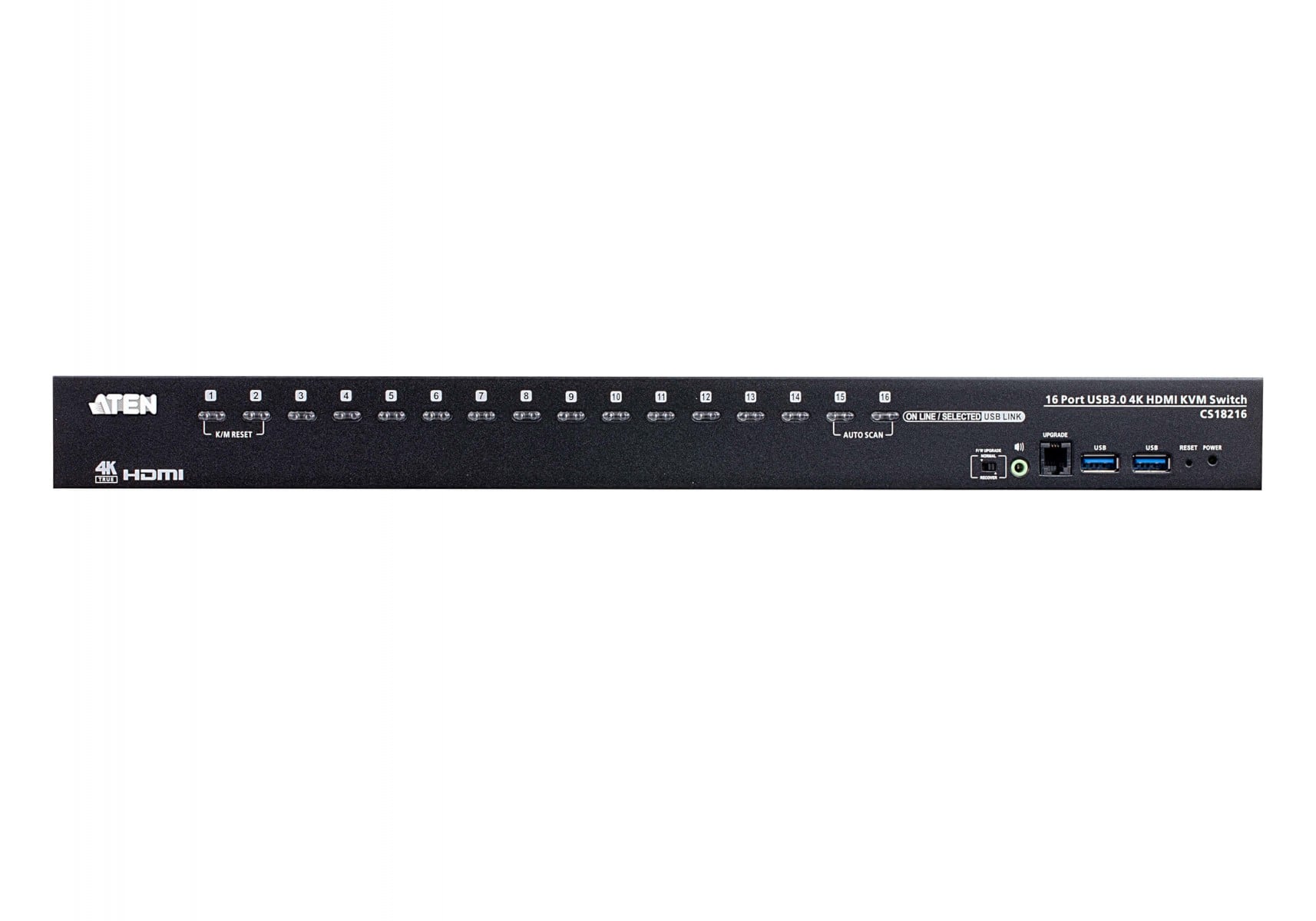 ATEN CS18216-AT-G commutateur écran, clavier et souris Noir