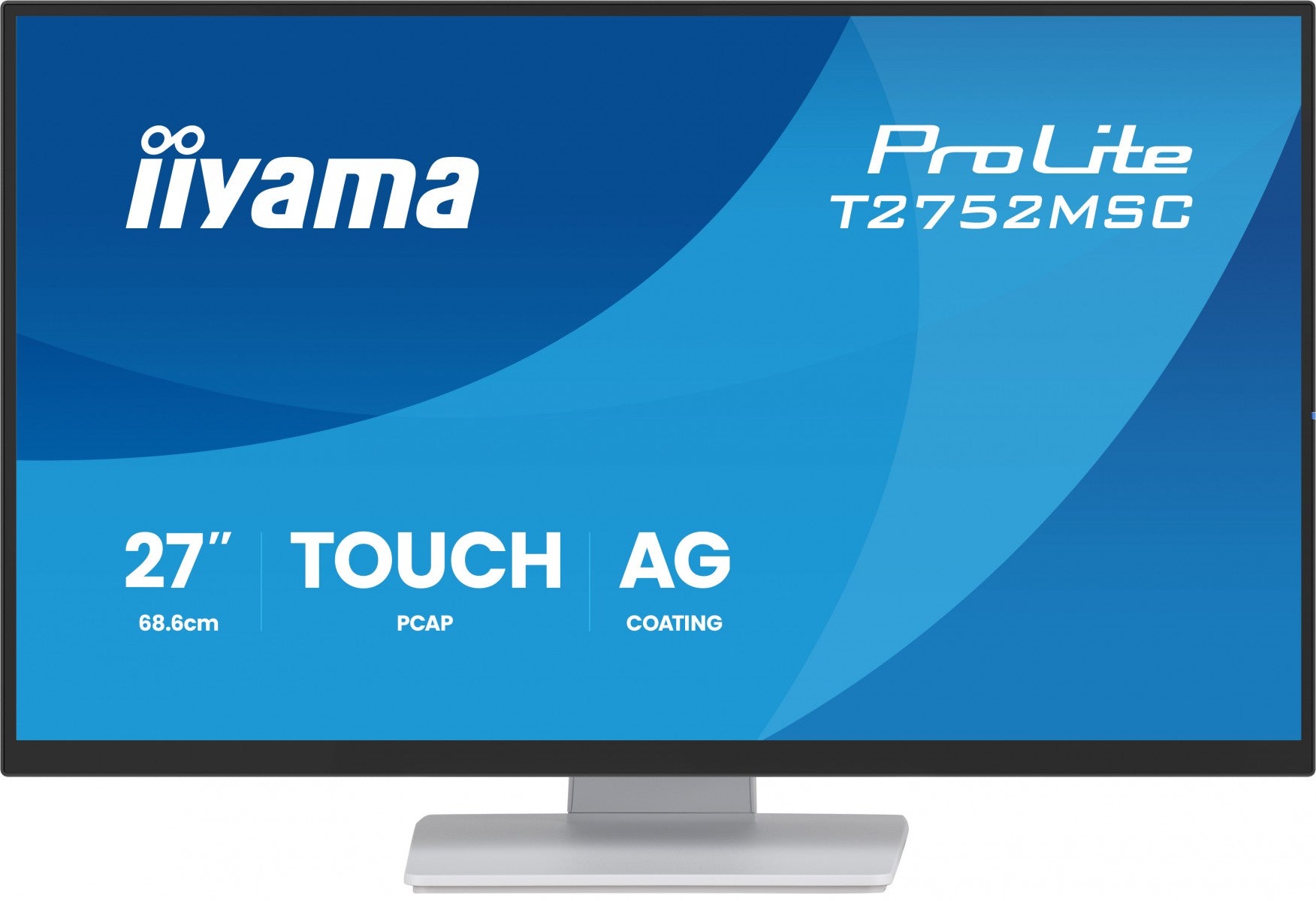 "iiyama ProLite T2752MSC-W1AG écran plat de PC 68,6 cm (27"") 1920 x 1080 pixels Full HD LCD Écran tactile Blanc"