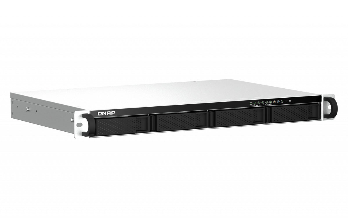 QNAP 4-bay short depth 12p rackmount NAS Intel Celeron N5105/N5095 quad-core