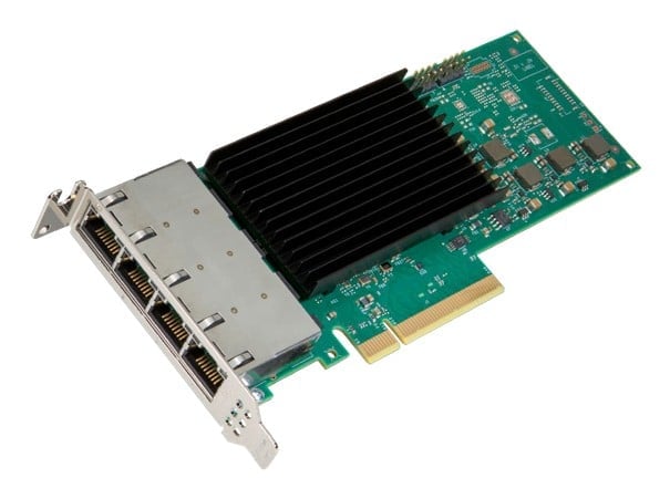 NIC/PCiE up to 10Gb RJ45 x 4 Bulk