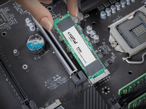 Crucial E100 480 Go M.2 PCI Express 4.0 NVMe